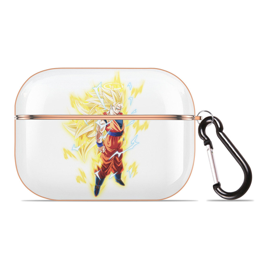 （画像用） ドラゴンボール 孫悟空（そん ごくう）Son Goku カカロット DRAGON BALL Kakarotto 【AirPods Pro用】ハードシェル保護ケース｜耐衝撃・防指紋・カラビナ付き商品仕様