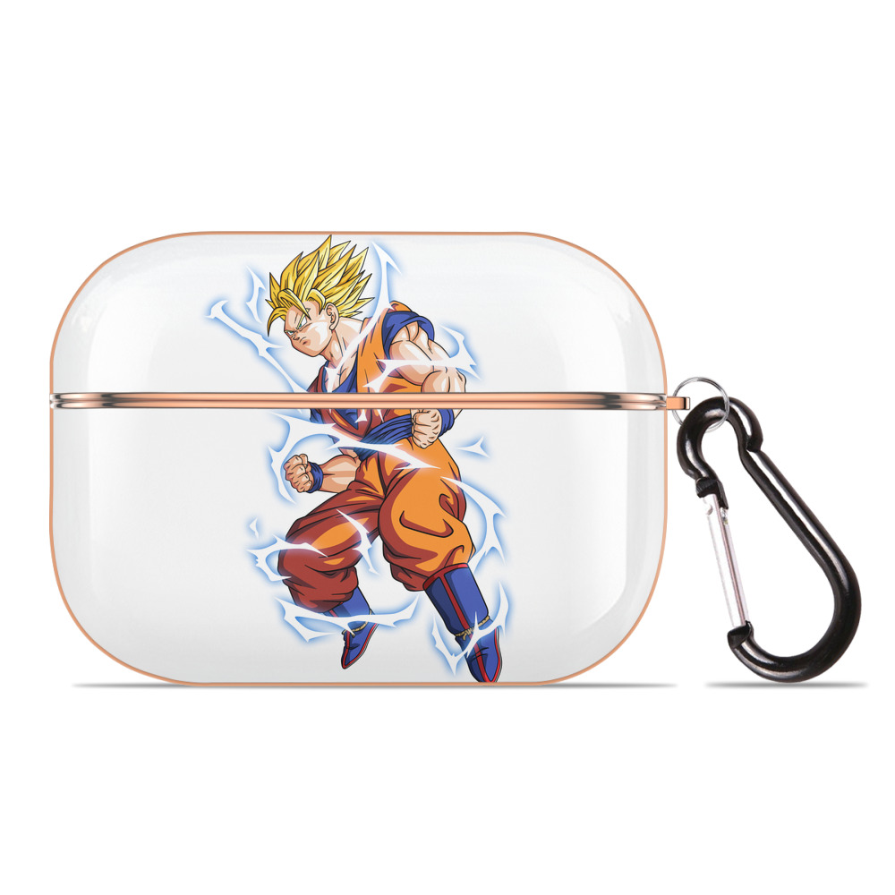 （画像用） ドラゴンボール 孫悟空（そん ごくう）Son Goku カカロット DRAGON BALL Kakarotto 【AirPods Pro用】ハードシェル保護ケース｜耐衝撃・防指紋・カラビナ付き商品仕様