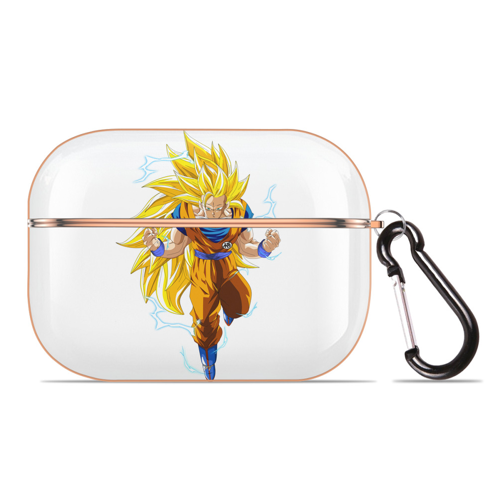 （画像用） ドラゴンボール 孫悟空（そん ごくう）Son Goku カカロット DRAGON BALL Kakarotto 【AirPods Pro用】ハードシェル保護ケース｜耐衝撃・防指紋・カラビナ付き商品仕様