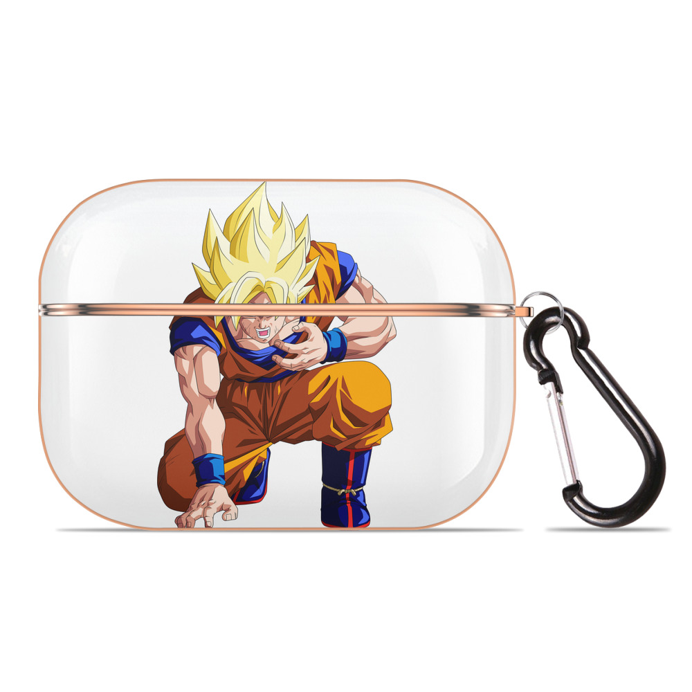 （画像用） ドラゴンボール 孫悟空（そん ごくう）Son Goku カカロット DRAGON BALL Kakarotto 【AirPods Pro用】ハードシェル保護ケース｜耐衝撃・防指紋・カラビナ付き商品仕様