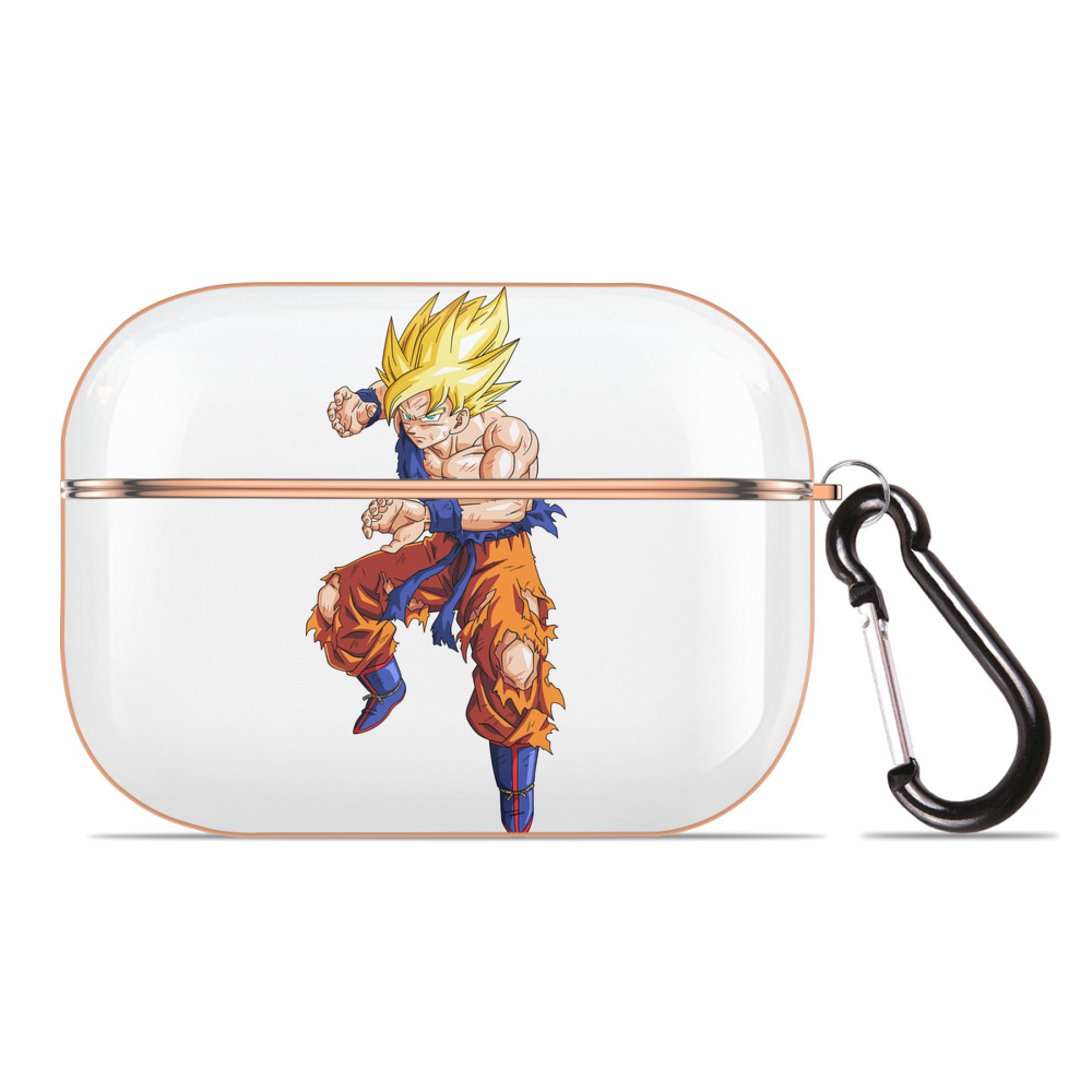 （画像用） ドラゴンボール 孫悟空（そん ごくう）Son Goku カカロット DRAGON BALL Kakarotto 【AirPods Pro用】ハードシェル保護ケース｜耐衝撃・防指紋・カラビナ付き商品仕様