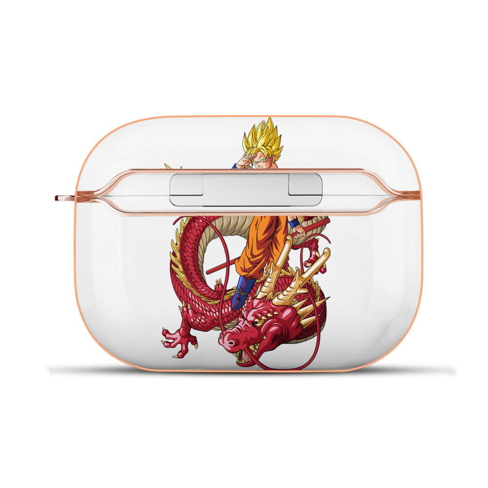 （画像用） ドラゴンボール 孫悟空（そん ごくう）Son Goku カカロット DRAGON BALL Kakarotto 【AirPods Pro用】ハードシェル保護ケース｜耐衝撃・防指紋・カラビナ付き商品仕様
