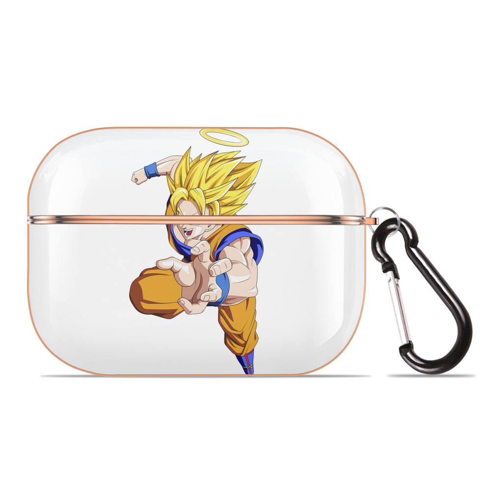 （画像用） ドラゴンボール 孫悟空（そん ごくう）Son Goku カカロット DRAGON BALL Kakarotto 【AirPods Pro用】ハードシェル保護ケース｜耐衝撃・防指紋・カラビナ付き商品仕様