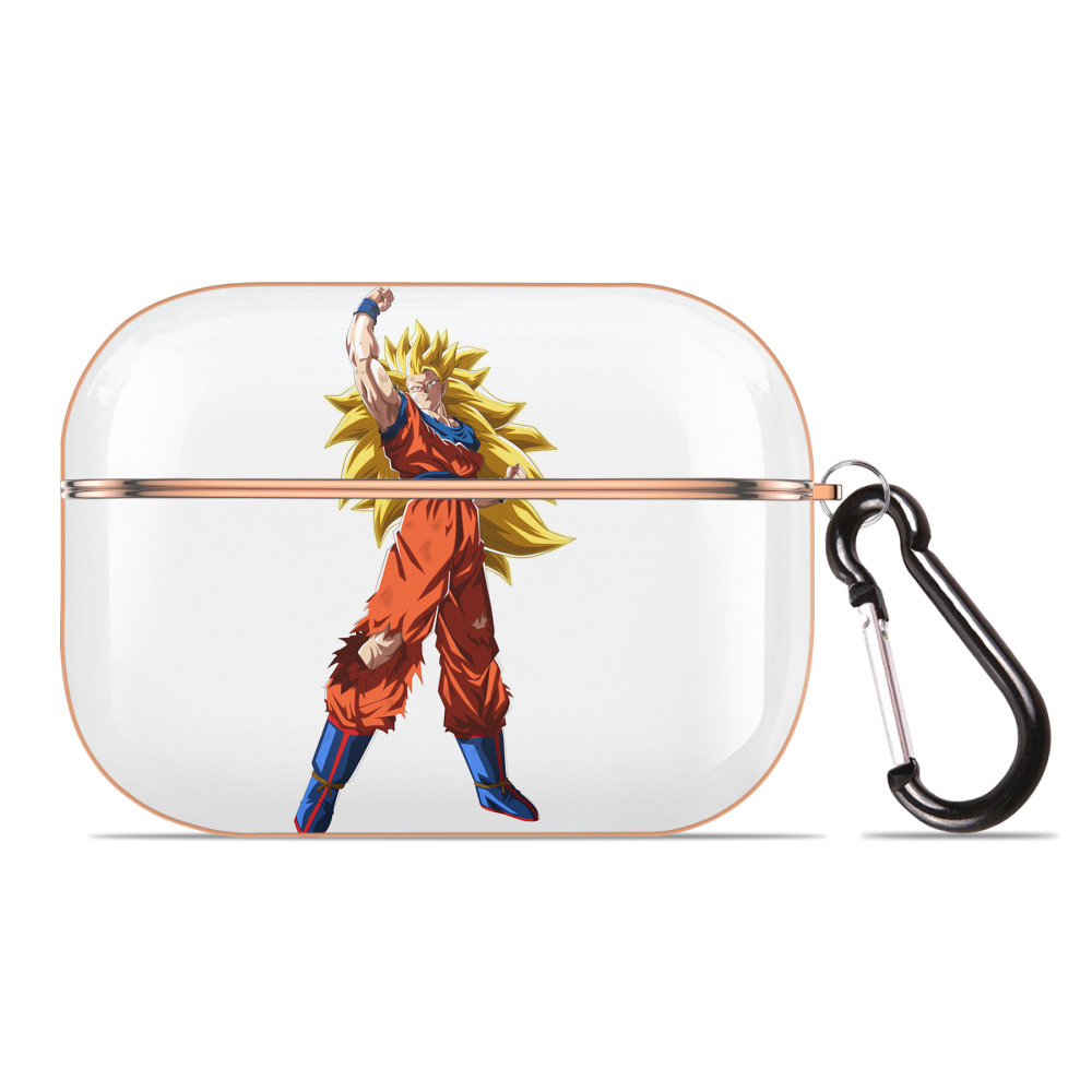 （画像用） ドラゴンボール 孫悟空（そん ごくう）Son Goku カカロット DRAGON BALL Kakarotto 【AirPods Pro用】ハードシェル保護ケース｜耐衝撃・防指紋・カラビナ付き商品仕様