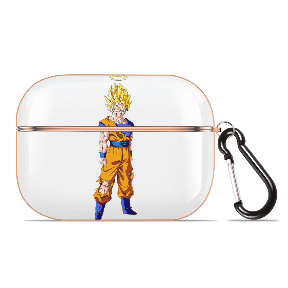 （画像用） ドラゴンボール 孫悟空（そん ごくう）Son Goku カカロット DRAGON BALL Kakarotto 【AirPods Pro用】ハードシェル保護ケース｜耐衝撃・防指紋・カラビナ付き商品仕様