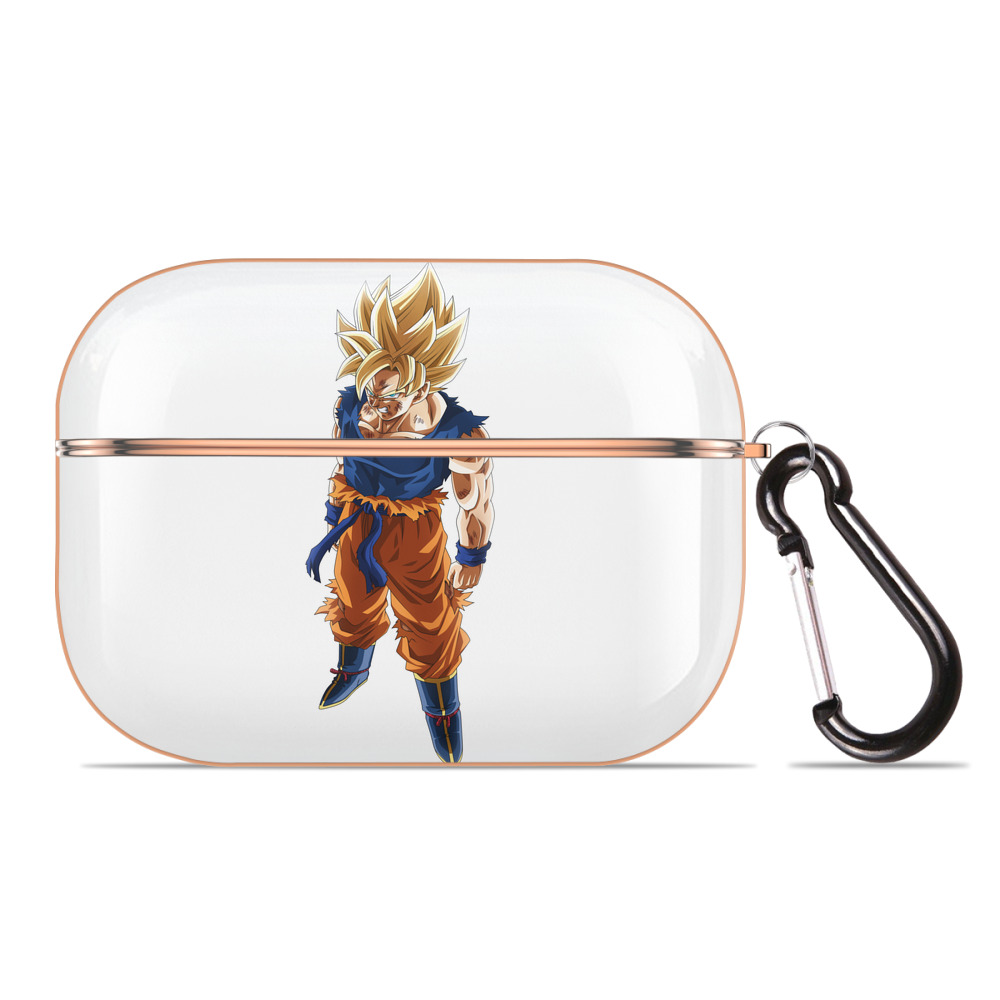 （画像用） ドラゴンボール 孫悟空（そん ごくう）Son Goku カカロット DRAGON BALL Kakarotto 【AirPods Pro用】ハードシェル保護ケース｜耐衝撃・防指紋・カラビナ付き商品仕様