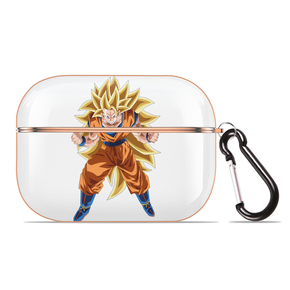 （画像用） ドラゴンボール 孫悟空（そん ごくう）Son Goku カカロット DRAGON BALL Kakarotto 【AirPods Pro用】ハードシェル保護ケース｜耐衝撃・防指紋・カラビナ付き商品仕様