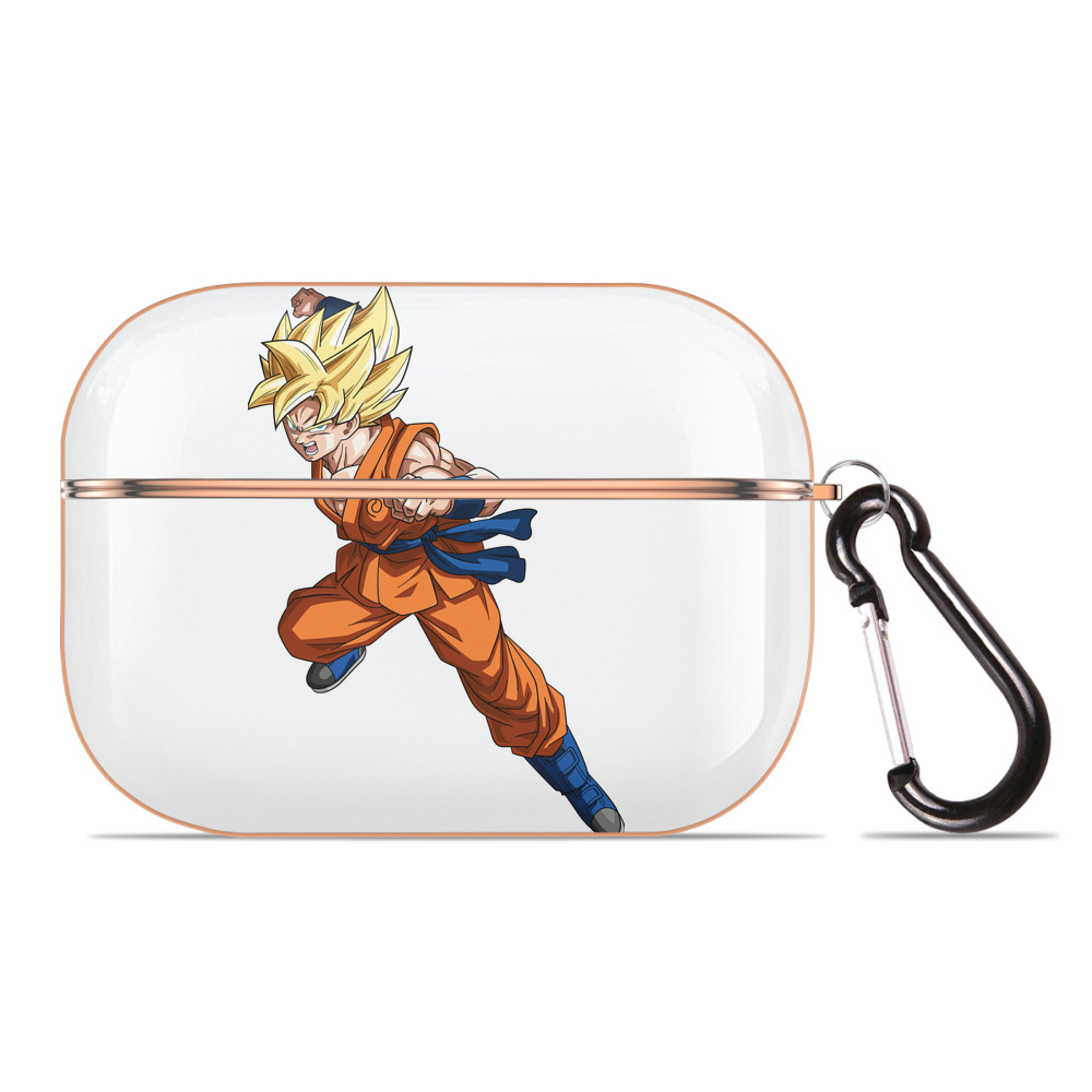 （画像用） ドラゴンボール 孫悟空（そん ごくう）Son Goku カカロット DRAGON BALL Kakarotto 【AirPods Pro用】ハードシェル保護ケース｜耐衝撃・防指紋・カラビナ付き商品仕様