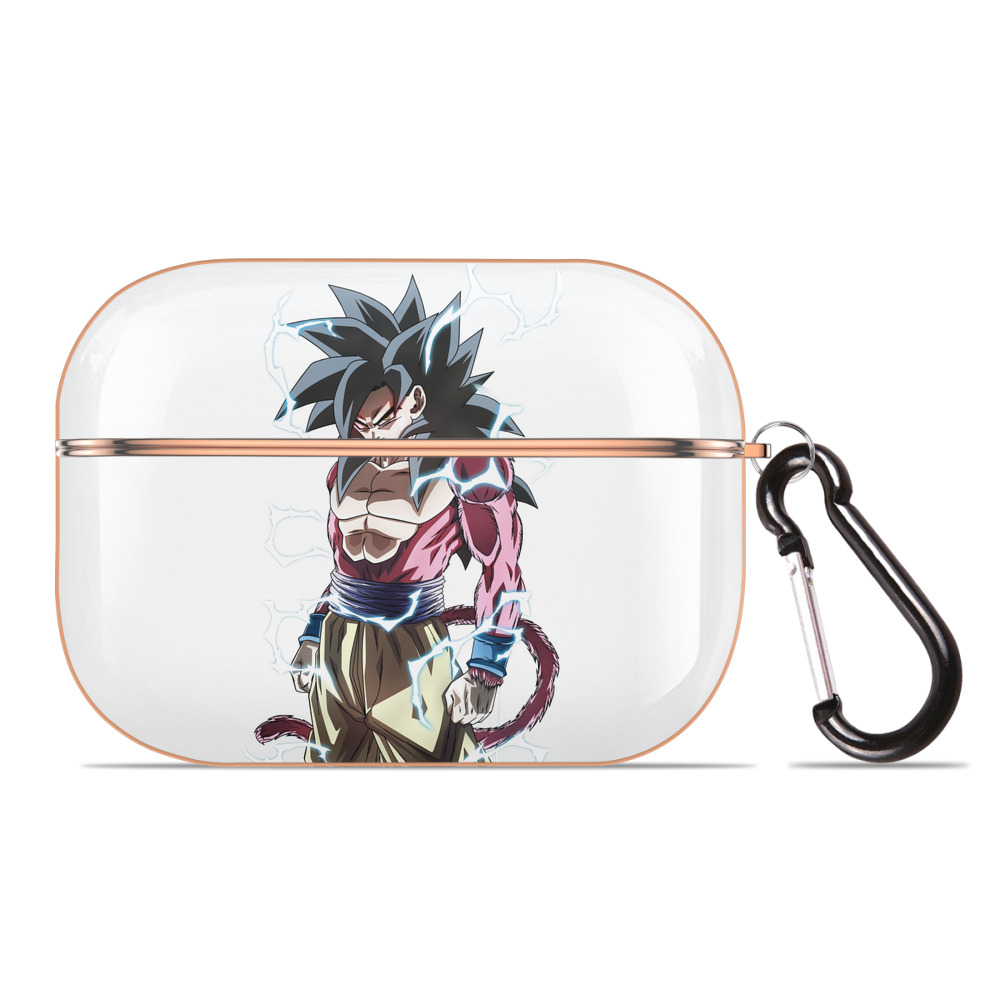 （画像用） ドラゴンボール 孫悟空（そん ごくう）Son Goku カカロット DRAGON BALL Kakarotto 【AirPods Pro用】ハードシェル保護ケース｜耐衝撃・防指紋・カラビナ付き商品仕様