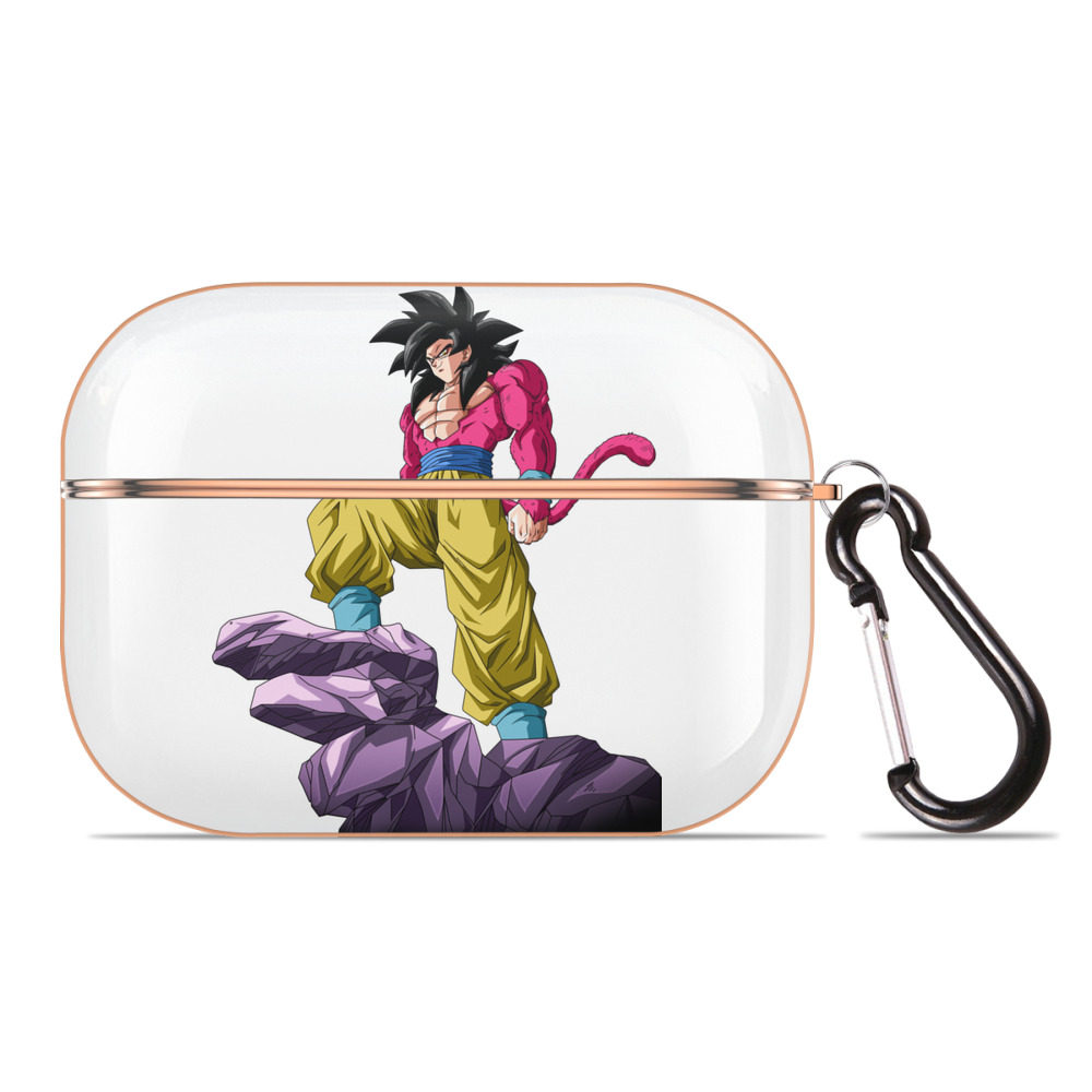 （画像用） ドラゴンボール 孫悟空（そん ごくう）Son Goku カカロット DRAGON BALL Kakarotto 【AirPods Pro用】ハードシェル保護ケース｜耐衝撃・防指紋・カラビナ付き商品仕様