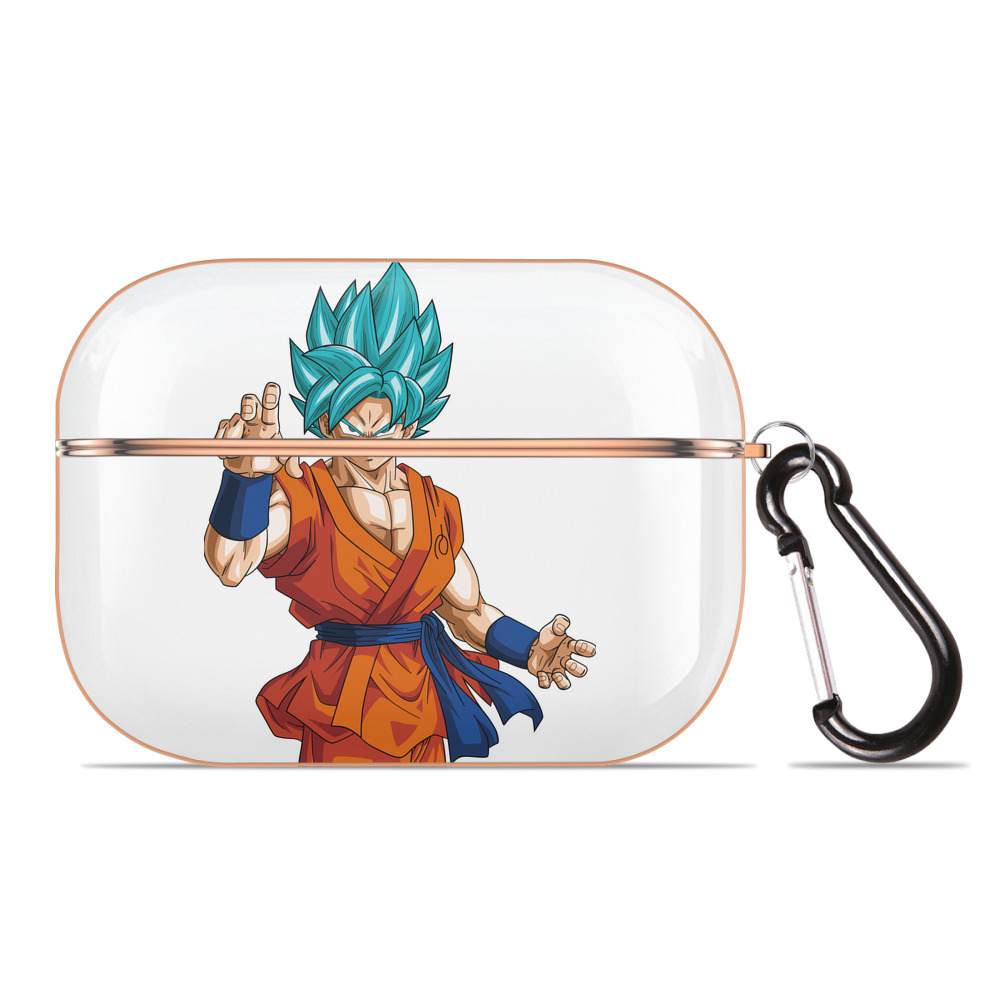 （画像用） ドラゴンボール 孫悟空（そん ごくう）Son Goku カカロット DRAGON BALL Kakarotto 【AirPods Pro用】ハードシェル保護ケース｜耐衝撃・防指紋・カラビナ付き商品仕様