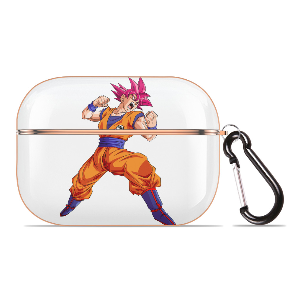 （画像用） ドラゴンボール 孫悟空（そん ごくう）Son Goku カカロット DRAGON BALL Kakarotto 【AirPods Pro用】ハードシェル保護ケース｜耐衝撃・防指紋・カラビナ付き商品仕様