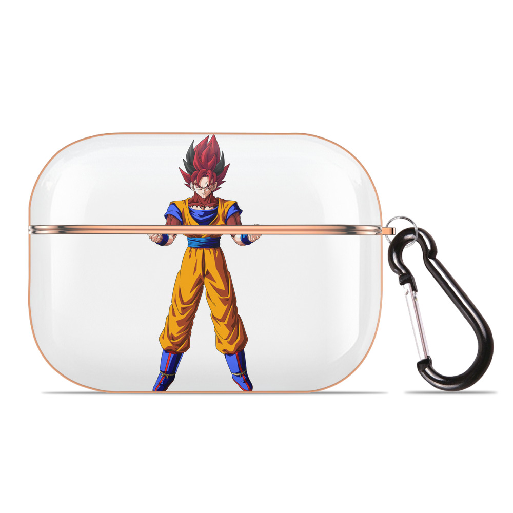 （画像用） ドラゴンボール 孫悟空（そん ごくう）Son Goku カカロット DRAGON BALL Kakarotto 【AirPods Pro用】ハードシェル保護ケース｜耐衝撃・防指紋・カラビナ付き商品仕様