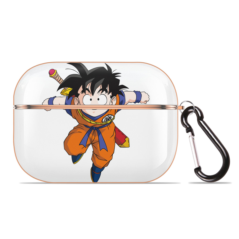 （画像用） ドラゴンボール 孫悟空（そん ごくう）Son Goku カカロット DRAGON BALL Kakarotto 【AirPods Pro用】ハードシェル保護ケース｜耐衝撃・防指紋・カラビナ付き商品仕様
