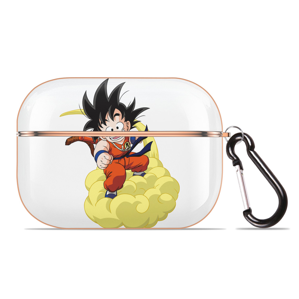 （画像用） ドラゴンボール 孫悟空（そん ごくう）Son Goku カカロット DRAGON BALL Kakarotto 【AirPods Pro用】ハードシェル保護ケース｜耐衝撃・防指紋・カラビナ付き商品仕様