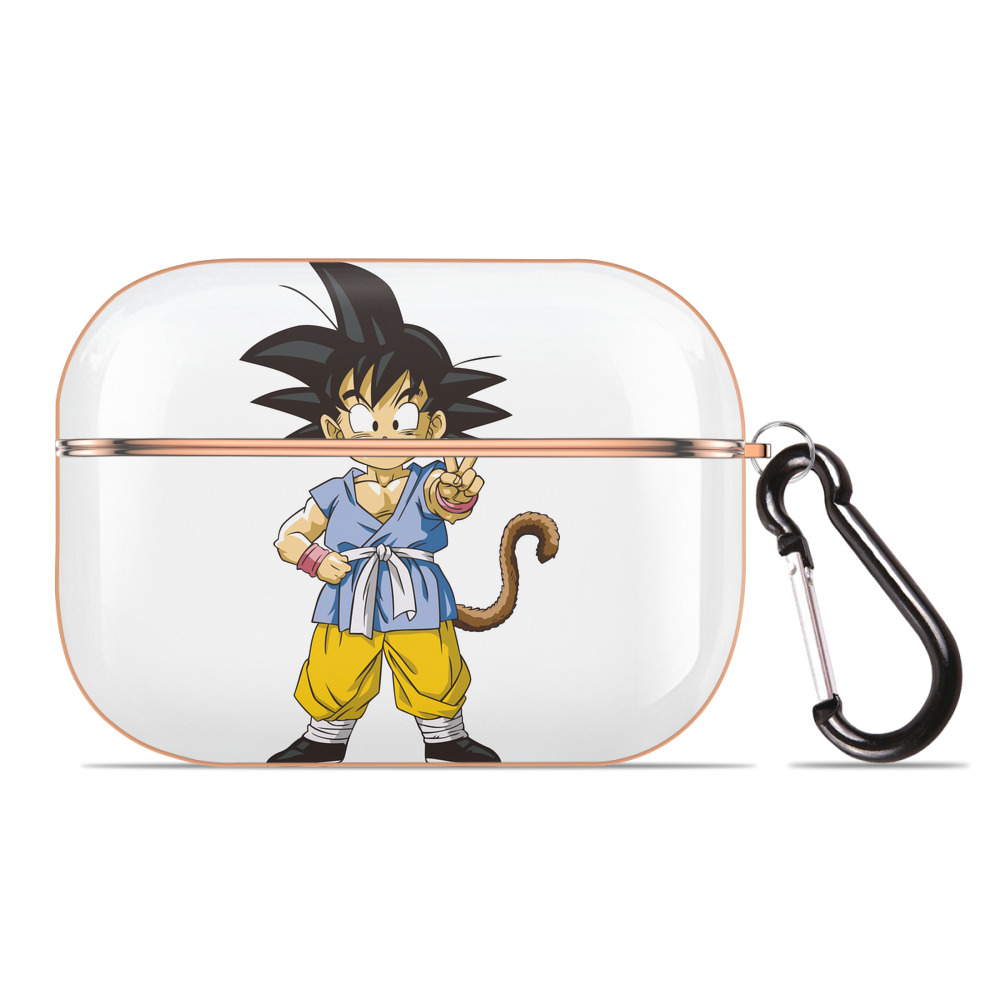 （画像用） ドラゴンボール 孫悟空（そん ごくう）Son Goku カカロット DRAGON BALL Kakarotto 【AirPods Pro用】ハードシェル保護ケース｜耐衝撃・防指紋・カラビナ付き商品仕様