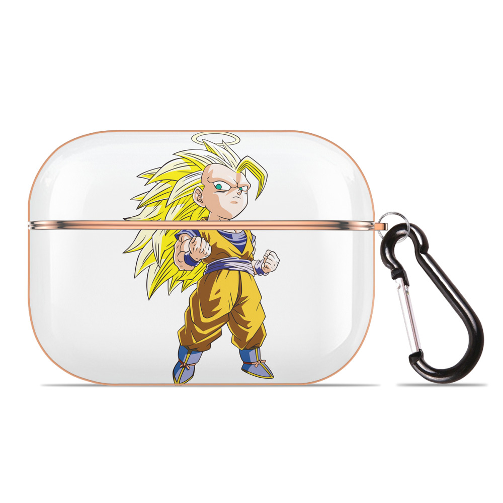 （画像用） ドラゴンボール 孫悟空（そん ごくう）Son Goku カカロット DRAGON BALL Kakarotto 【AirPods Pro用】ハードシェル保護ケース｜耐衝撃・防指紋・カラビナ付き商品仕様