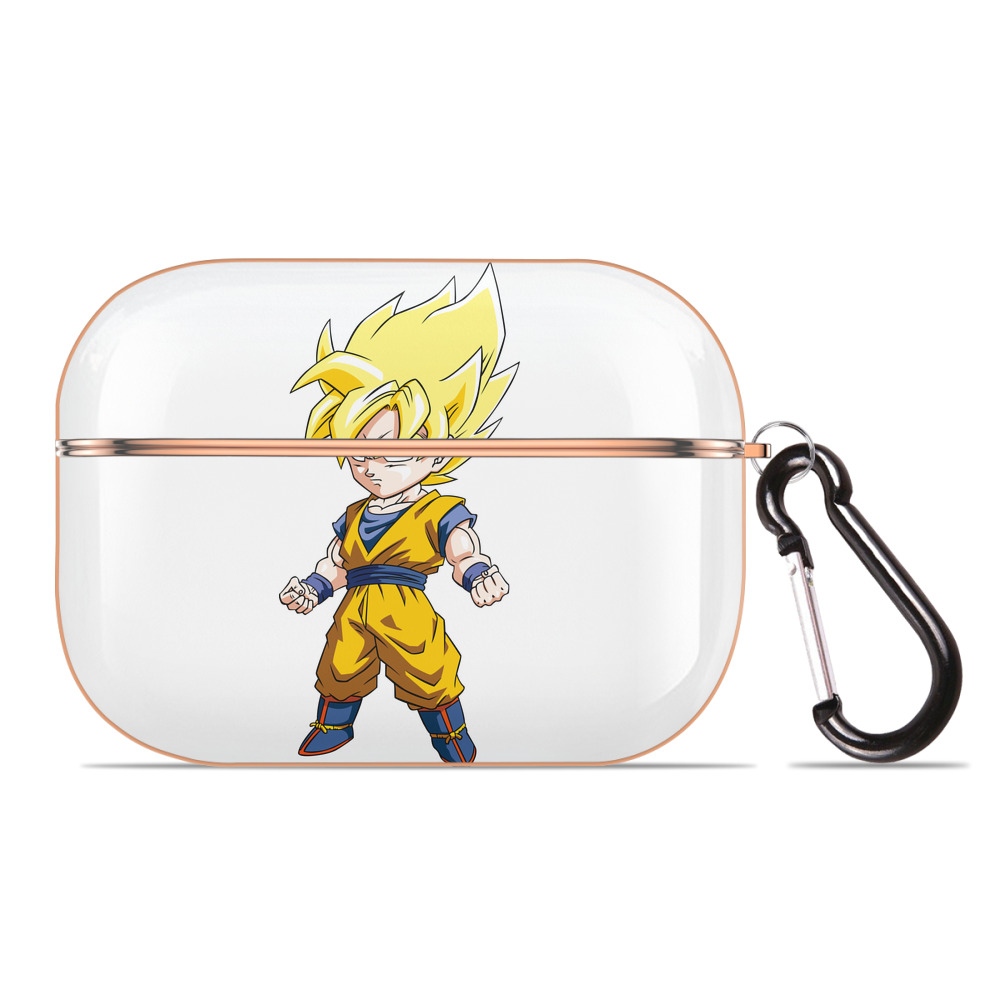 （画像用） ドラゴンボール 孫悟空（そん ごくう）Son Goku カカロット DRAGON BALL Kakarotto 【AirPods Pro用】ハードシェル保護ケース｜耐衝撃・防指紋・カラビナ付き商品仕様
