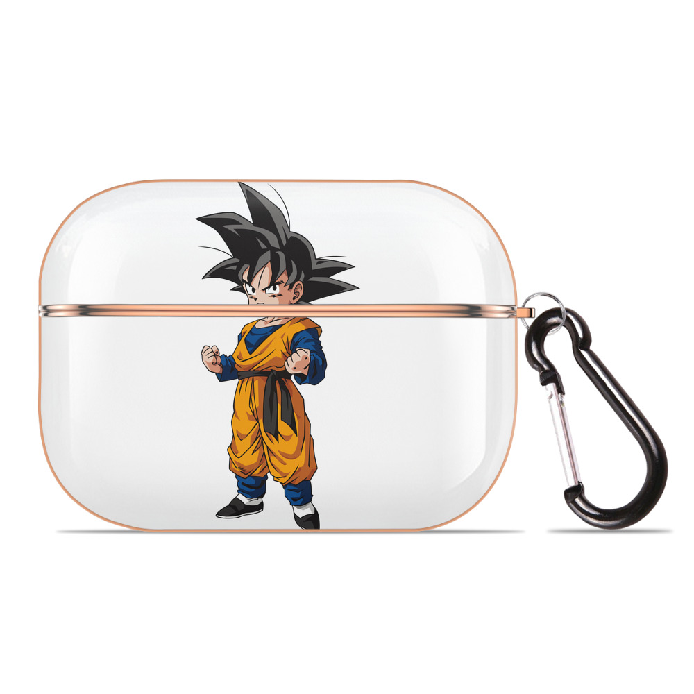 （画像用） ドラゴンボール 孫悟空（そん ごくう）Son Goku カカロット DRAGON BALL Kakarotto 【AirPods Pro用】ハードシェル保護ケース｜耐衝撃・防指紋・カラビナ付き商品仕様