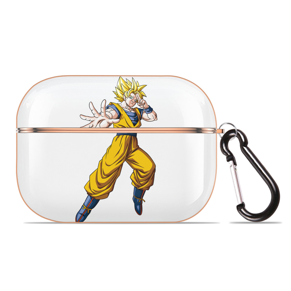 （画像用） ドラゴンボール 孫悟空（そん ごくう）Son Goku カカロット DRAGON BALL Kakarotto 【AirPods Pro用】ハードシェル保護ケース｜耐衝撃・防指紋・カラビナ付き商品仕様