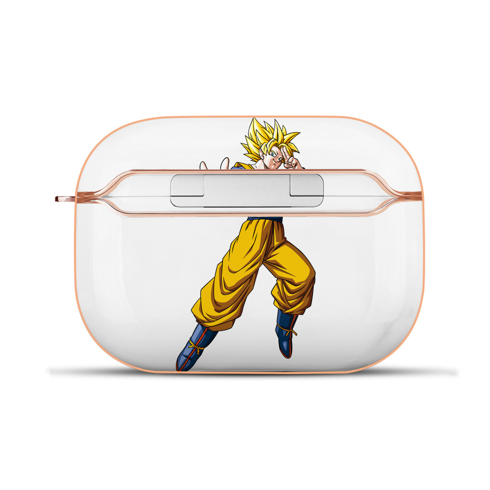 （画像用） ドラゴンボール 孫悟空（そん ごくう）Son Goku カカロット DRAGON BALL Kakarotto 【AirPods Pro用】ハードシェル保護ケース｜耐衝撃・防指紋・カラビナ付き商品仕様