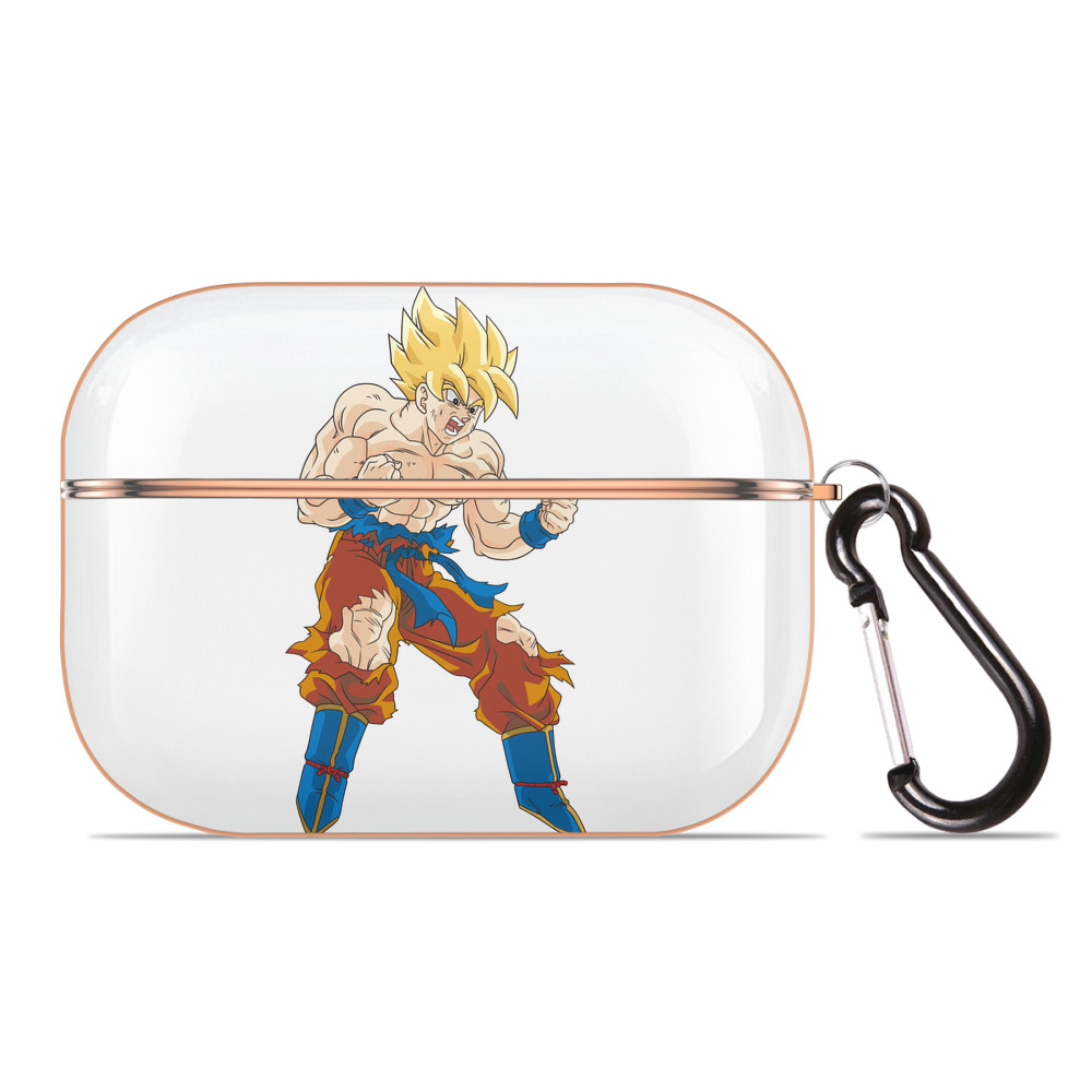 （画像用） ドラゴンボール 孫悟空（そん ごくう）Son Goku カカロット DRAGON BALL Kakarotto 【AirPods Pro用】ハードシェル保護ケース｜耐衝撃・防指紋・カラビナ付き商品仕様