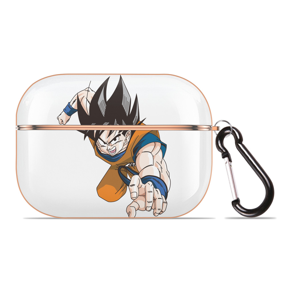 （画像用） ドラゴンボール 孫悟空（そん ごくう）Son Goku カカロット DRAGON BALL Kakarotto 【AirPods Pro用】ハードシェル保護ケース｜耐衝撃・防指紋・カラビナ付き商品仕様
