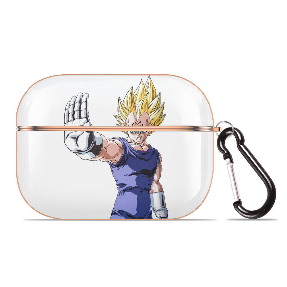 （画像用） ドラゴンボール ベジータ四世（Bejīta Yonsei）DRAGON BALL Vegeta IV 【AirPods Pro用】ハードシェル保護ケース｜耐衝撃・防指紋・カラビナ付き商品仕様