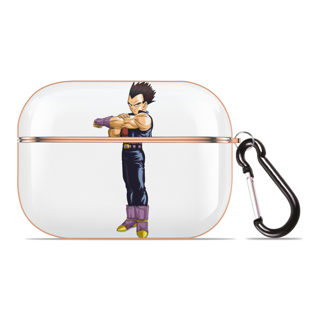 （画像用） ドラゴンボール ベジータ四世（Bejīta Yonsei）DRAGON BALL Vegeta IV 【AirPods Pro用】ハードシェル保護ケース｜耐衝撃・防指紋・カラビナ付き商品仕様