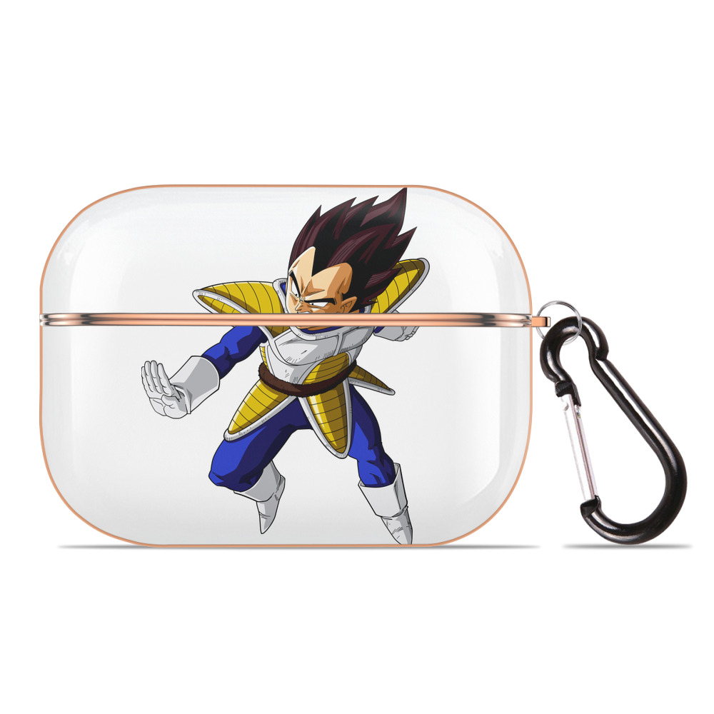 （画像用） ドラゴンボール ベジータ四世（Bejīta Yonsei）DRAGON BALL Vegeta IV 【AirPods Pro用】ハードシェル保護ケース｜耐衝撃・防指紋・カラビナ付き商品仕様