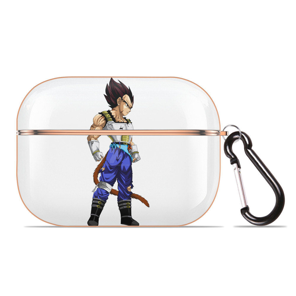 （画像用） ドラゴンボール ベジータ四世（Bejīta Yonsei）DRAGON BALL Vegeta IV 【AirPods Pro用】ハードシェル保護ケース｜耐衝撃・防指紋・カラビナ付き商品仕様