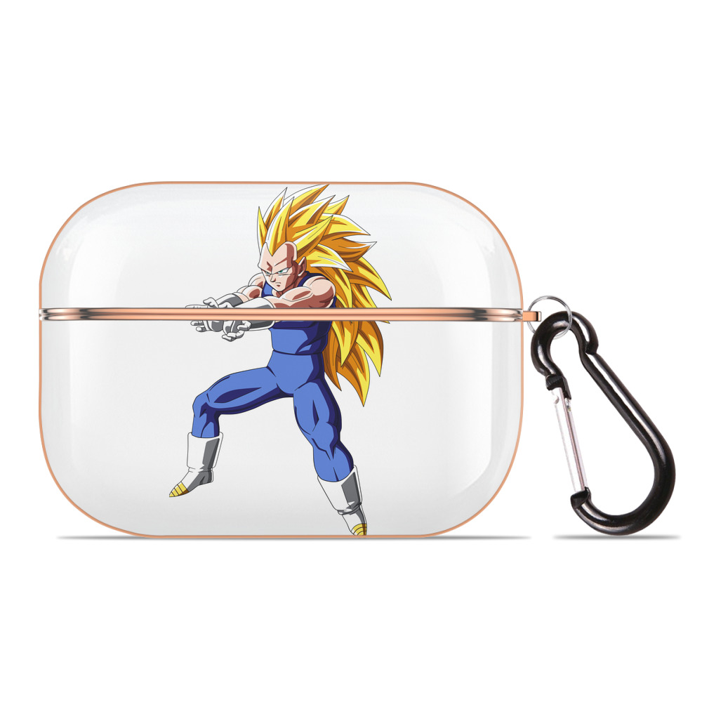 （画像用） ドラゴンボール ベジータ四世（Bejīta Yonsei）DRAGON BALL Vegeta IV 【AirPods Pro用】ハードシェル保護ケース｜耐衝撃・防指紋・カラビナ付き商品仕様