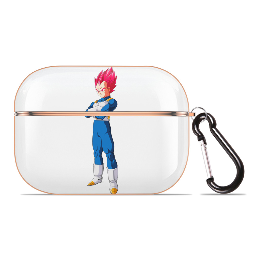 （画像用） ドラゴンボール ベジータ四世（Bejīta Yonsei）DRAGON BALL Vegeta IV 【AirPods Pro用】ハードシェル保護ケース｜耐衝撃・防指紋・カラビナ付き商品仕様