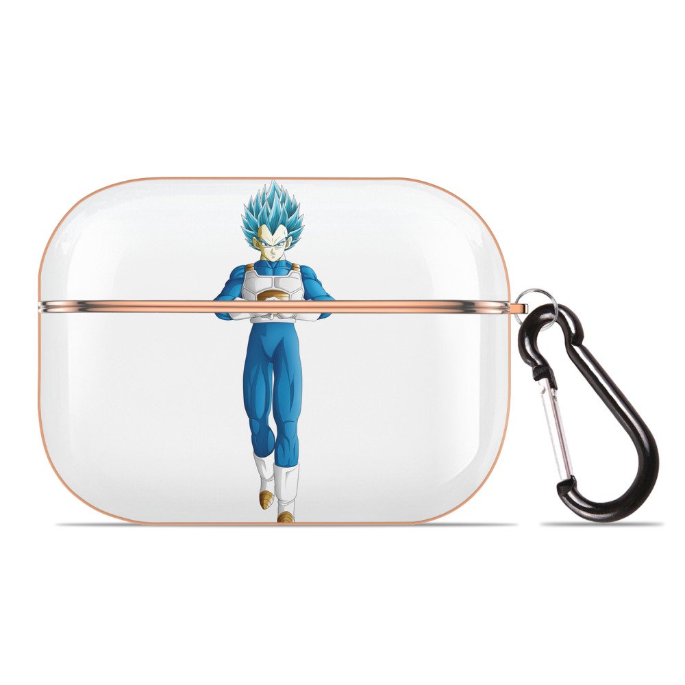 （画像用） ドラゴンボール ベジータ四世（Bejīta Yonsei）DRAGON BALL Vegeta IV 【AirPods Pro用】ハードシェル保護ケース｜耐衝撃・防指紋・カラビナ付き商品仕様