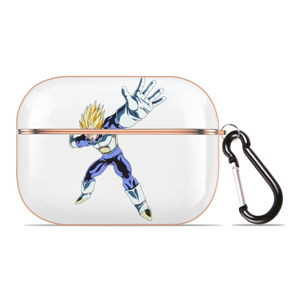 （画像用） ドラゴンボール ベジータ四世（Bejīta Yonsei）DRAGON BALL Vegeta IV 【AirPods Pro用】ハードシェル保護ケース｜耐衝撃・防指紋・カラビナ付き商品仕様