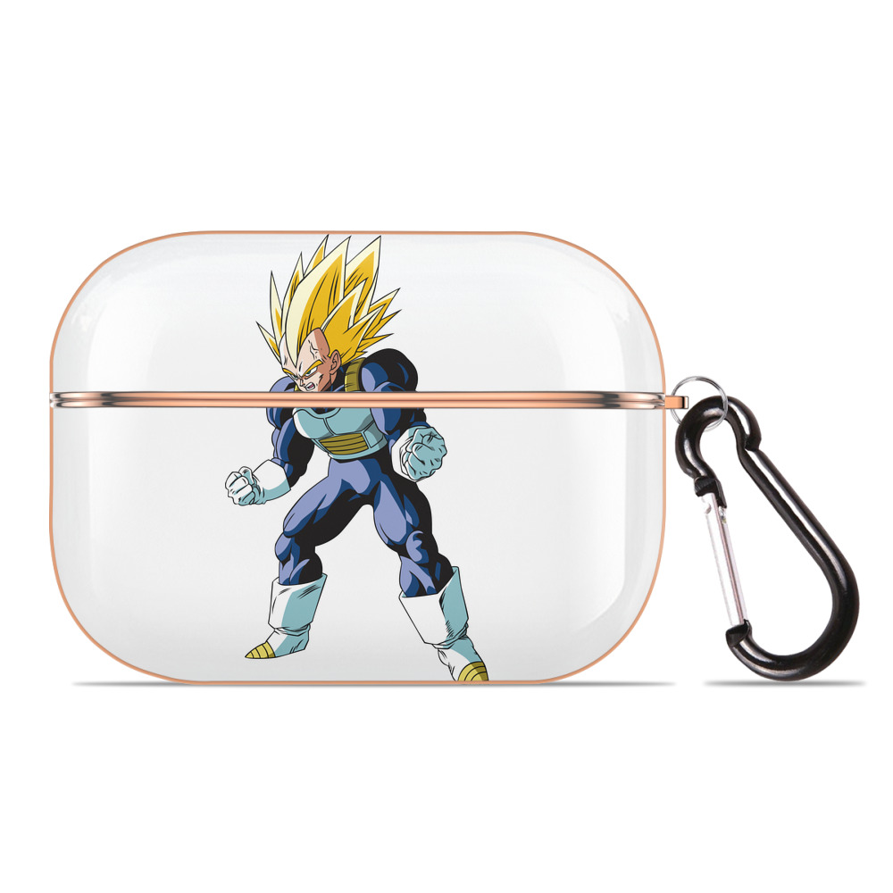 （画像用） ドラゴンボール ベジータ四世（Bejīta Yonsei）DRAGON BALL Vegeta IV 【AirPods Pro用】ハードシェル保護ケース｜耐衝撃・防指紋・カラビナ付き商品仕様