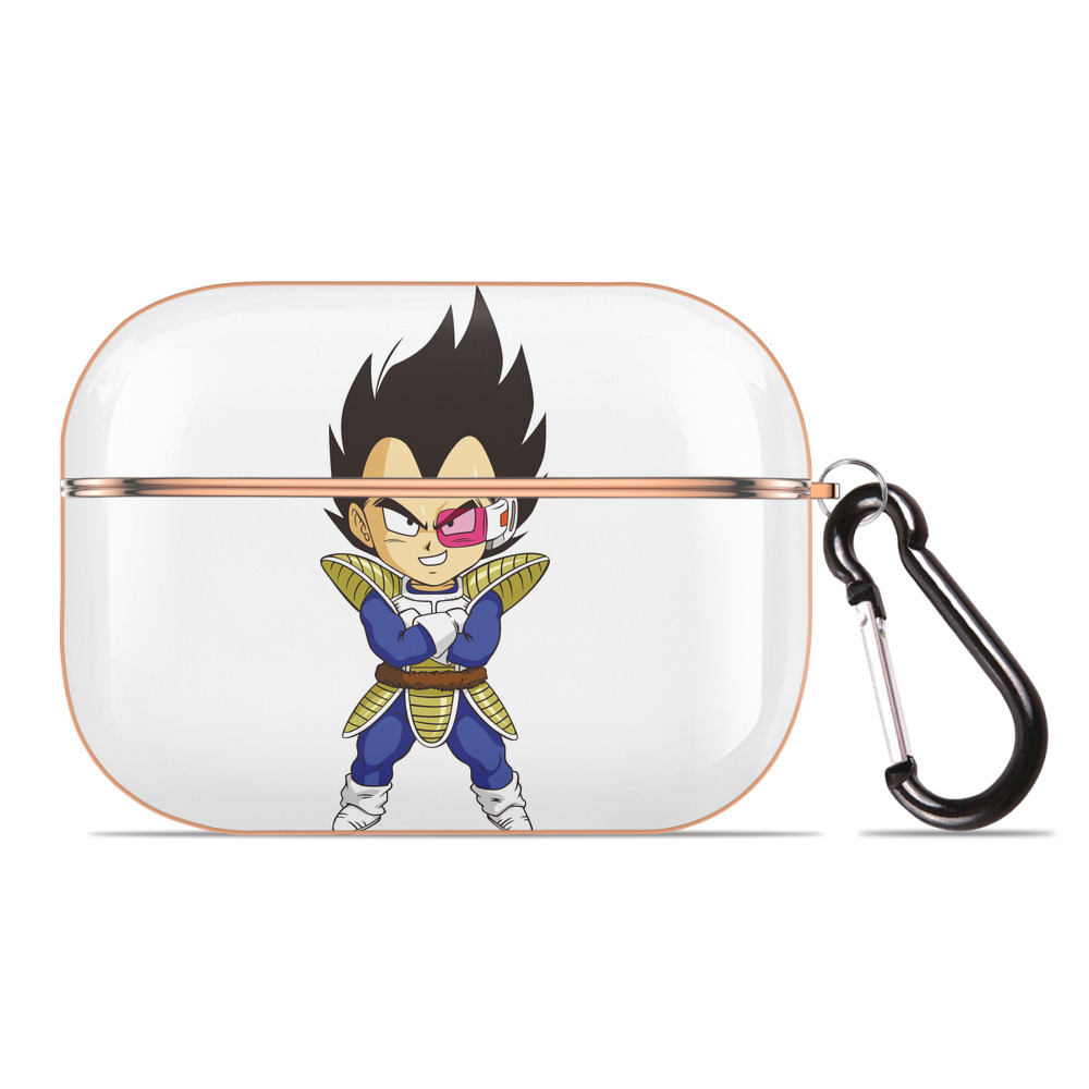 （画像用） ドラゴンボール ベジータ四世（Bejīta Yonsei）DRAGON BALL Vegeta IV 【AirPods Pro用】ハードシェル保護ケース｜耐衝撃・防指紋・カラビナ付き商品仕様