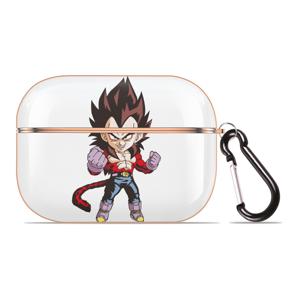 （画像用） ドラゴンボール ベジータ四世（Bejīta Yonsei）DRAGON BALL Vegeta IV 【AirPods Pro用】ハードシェル保護ケース｜耐衝撃・防指紋・カラビナ付き商品仕様
