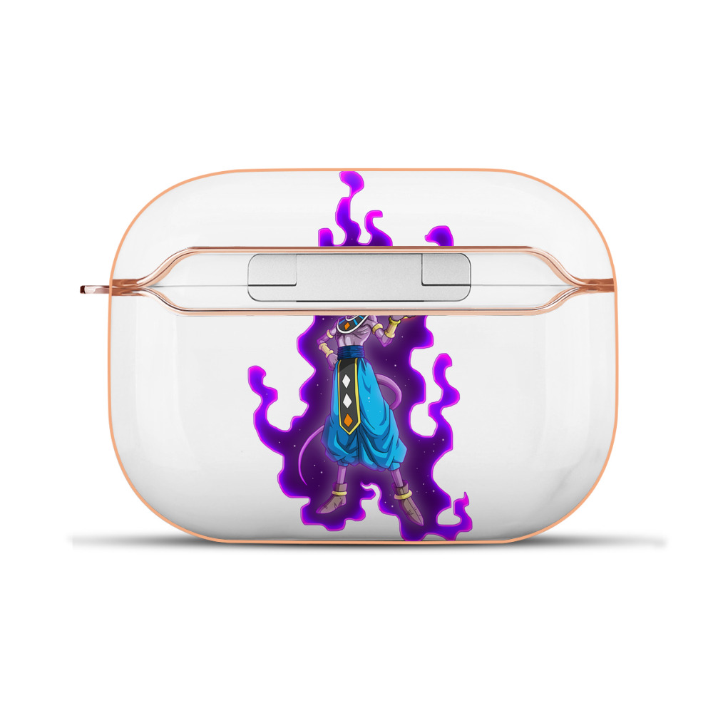 （画像用） ドラゴンボール ビルス 破壊神ビルス DRAGON BALL Beerus Birusu 【AirPods Pro用】ハードシェル保護ケース｜耐衝撃・防指紋・カラビナ付き商品仕様