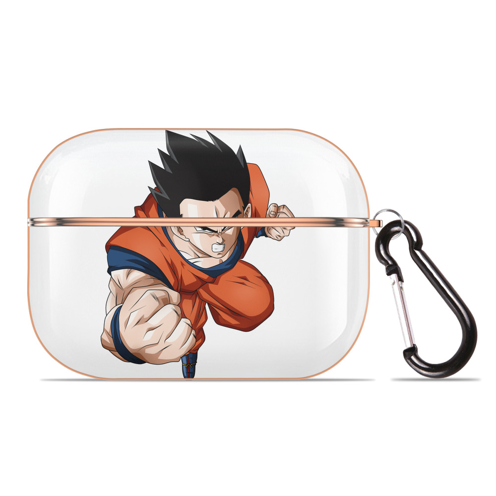 （画像用） ドラゴンボール 孫 悟飯（そんごはん）DRAGON BALL Son Gohan 【AirPods Pro用】ハードシェル保護ケース｜耐衝撃・防指紋・カラビナ付き商品仕様