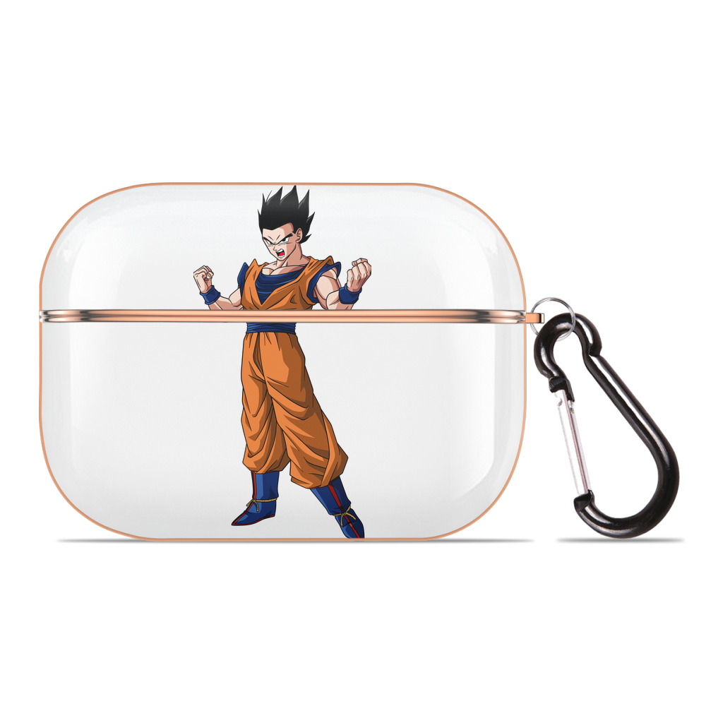 （画像用） ドラゴンボール 孫 悟飯（そんごはん）DRAGON BALL Son Gohan 【AirPods Pro用】ハードシェル保護ケース｜耐衝撃・防指紋・カラビナ付き商品仕様
