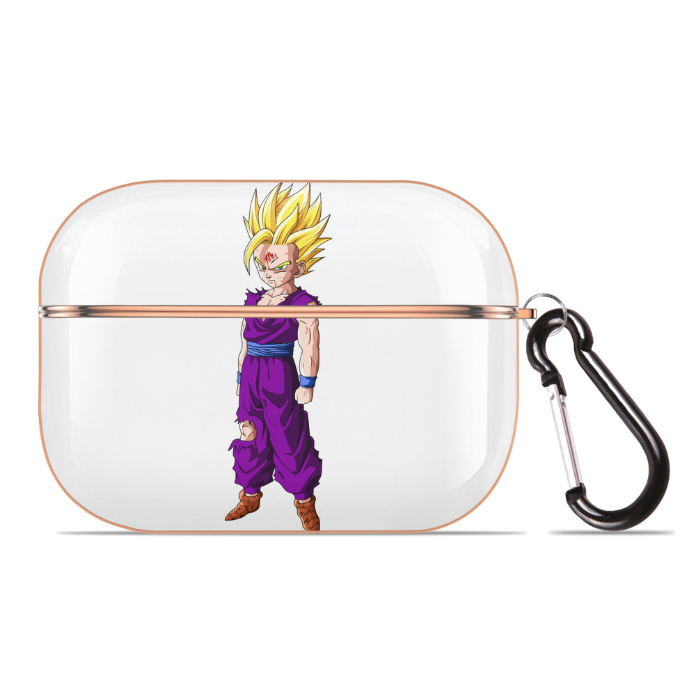 （画像用） ドラゴンボール 孫 悟飯（そんごはん）DRAGON BALL Son Gohan 【AirPods Pro用】ハードシェル保護ケース｜耐衝撃・防指紋・カラビナ付き商品仕様