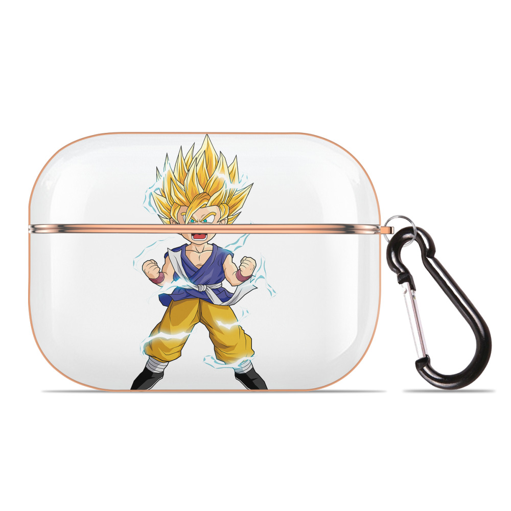 （画像用） ドラゴンボール 孫 悟飯（そんごはん）DRAGON BALL Son Gohan 【AirPods Pro用】ハードシェル保護ケース｜耐衝撃・防指紋・カラビナ付き商品仕様