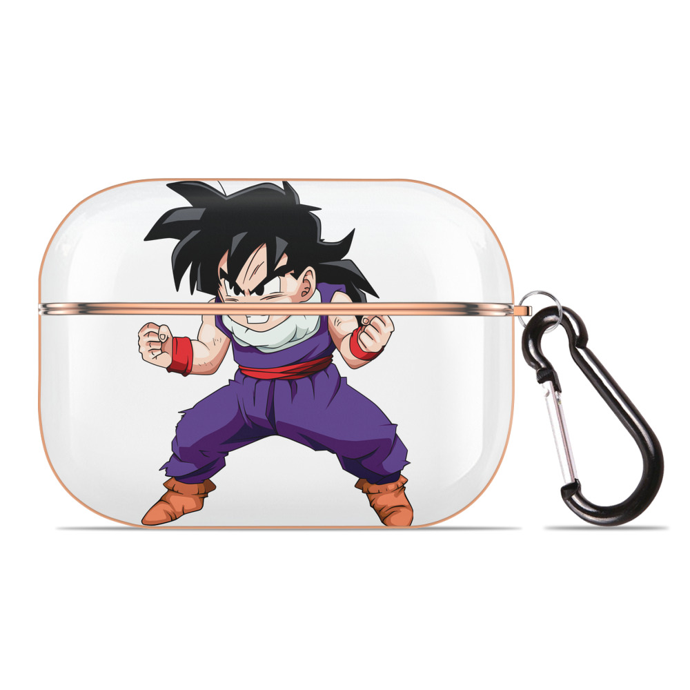 （画像用） ドラゴンボール 孫 悟飯（そんごはん）DRAGON BALL Son Gohan 【AirPods Pro用】ハードシェル保護ケース｜耐衝撃・防指紋・カラビナ付き商品仕様