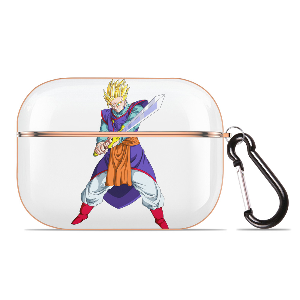 （画像用） ドラゴンボール 孫 悟飯（そんごはん）DRAGON BALL Son Gohan 【AirPods Pro用】ハードシェル保護ケース｜耐衝撃・防指紋・カラビナ付き商品仕様