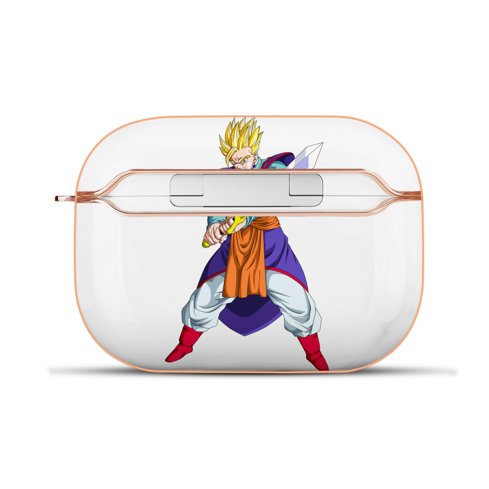 （画像用） ドラゴンボール 孫 悟飯（そんごはん）DRAGON BALL Son Gohan 【AirPods Pro用】ハードシェル保護ケース｜耐衝撃・防指紋・カラビナ付き商品仕様