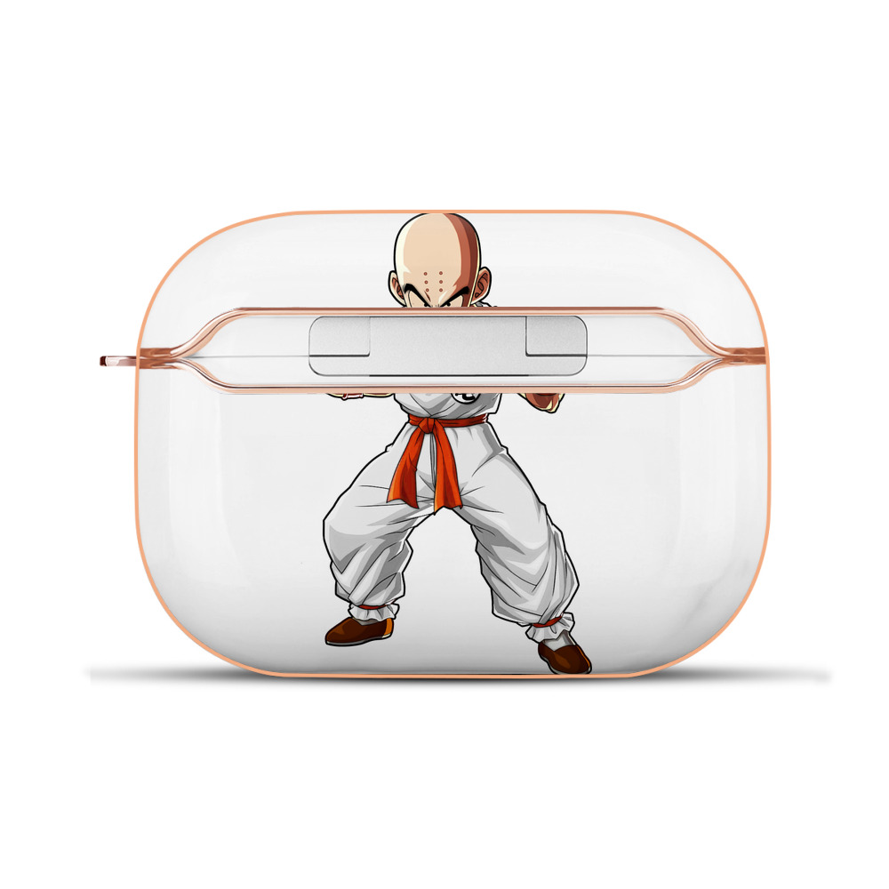 （画像用） ドラゴンボール クリリン DRAGON BALL krillin 【AirPods Pro用】ハードシェル保護ケース｜耐衝撃・防指紋・カラビナ付き商品仕様