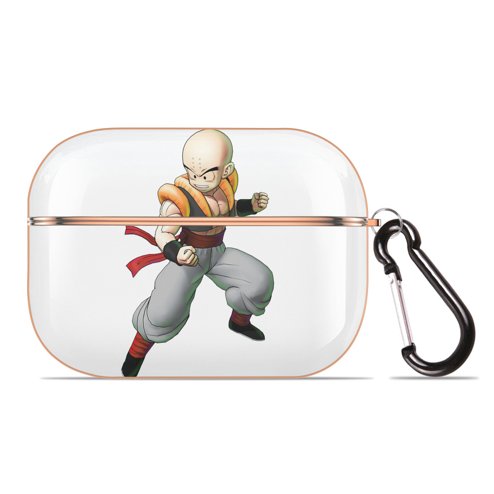 （画像用） ドラゴンボール クリリン DRAGON BALL krillin 【AirPods Pro用】ハードシェル保護ケース｜耐衝撃・防指紋・カラビナ付き商品仕様