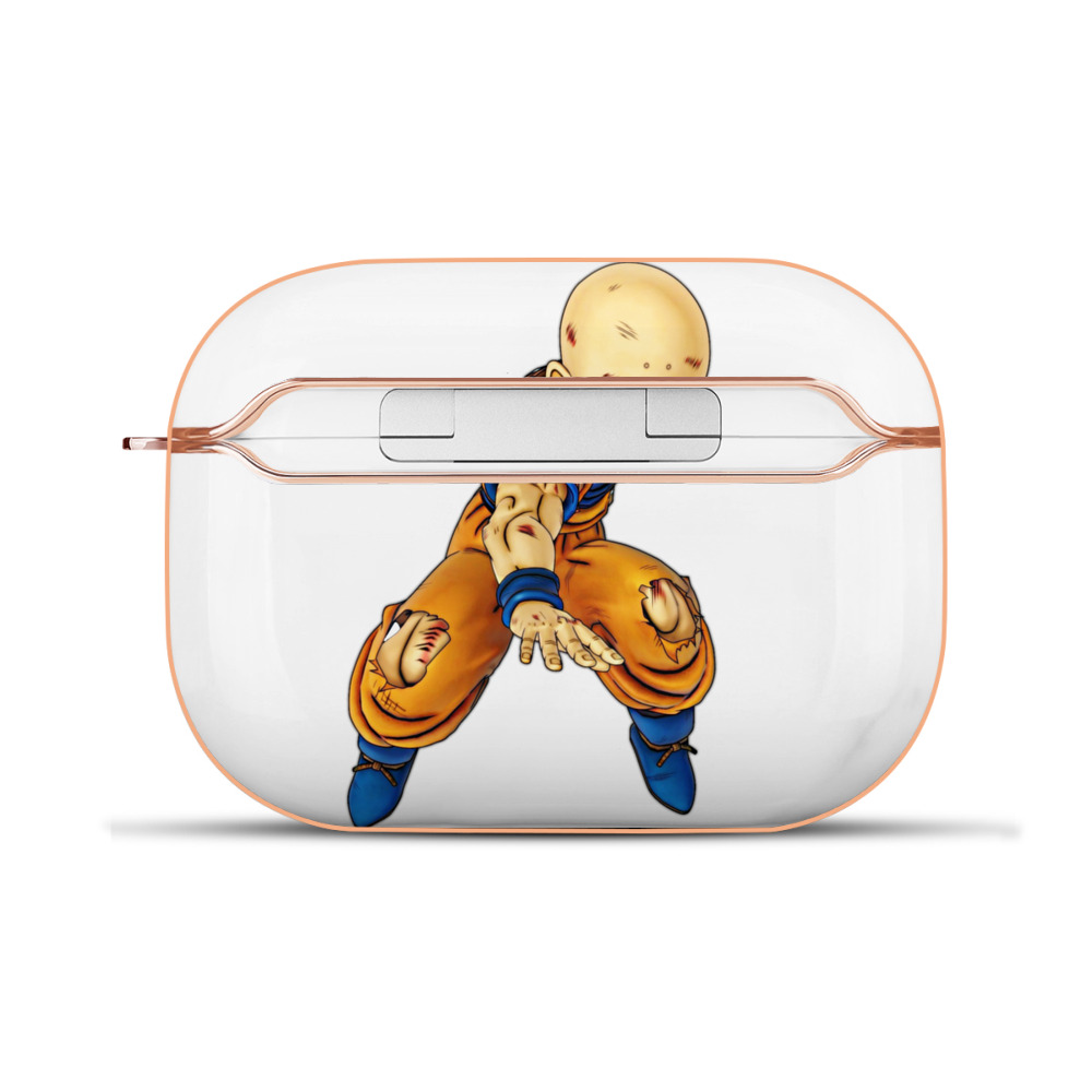（画像用） ドラゴンボール クリリン DRAGON BALL krillin 【AirPods Pro用】ハードシェル保護ケース｜耐衝撃・防指紋・カラビナ付き商品仕様