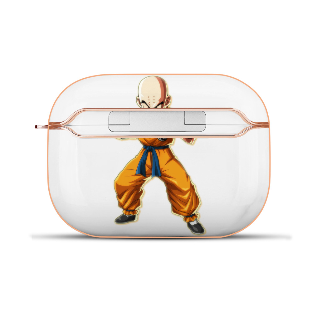 （画像用） ドラゴンボール クリリン DRAGON BALL krillin 【AirPods Pro用】ハードシェル保護ケース｜耐衝撃・防指紋・カラビナ付き商品仕様